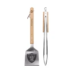 sportsvault The Sports Vault Oakland Raiders 2-Piece BBQ Utensil Set thumbnail 2