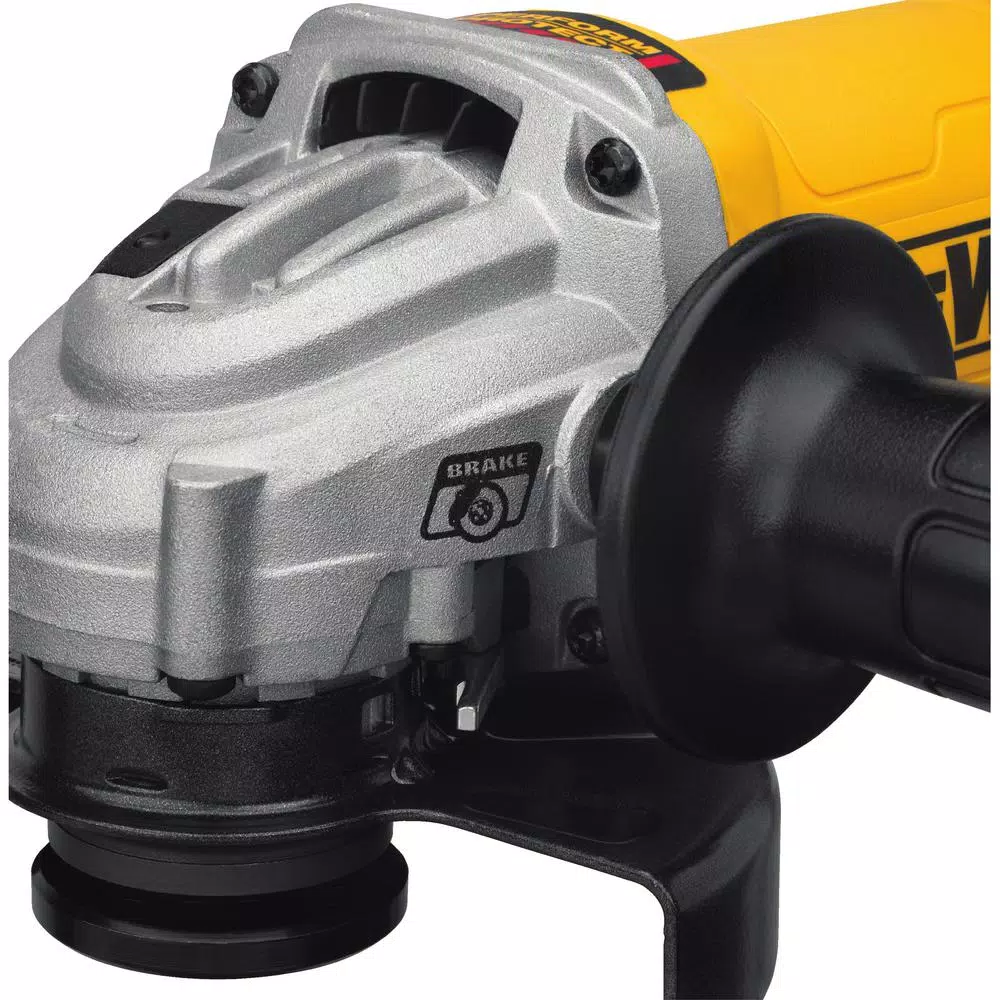 DeWalt 4.5 in. 11 Amp Corded Small Angle Grinder with Brake and E-Clutch