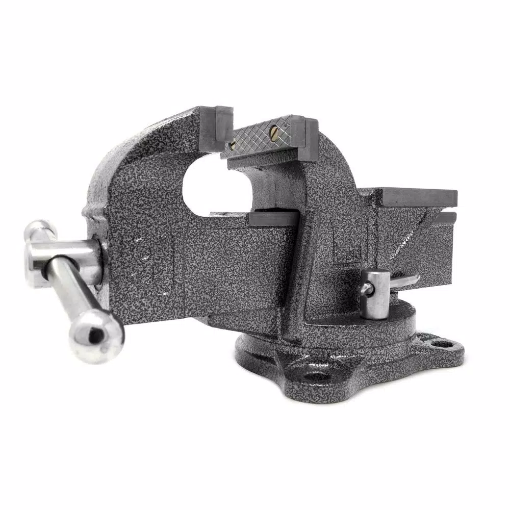 WEN 3-in. Heavy-Duty Cast Iron Bench Vise with Swivel Base
