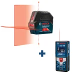 Bosch GCL 2-160 Self-Leveling Cross Line Laser & BLAZE GLM 42 135 ft. Laser Measure Combo Kit thumbnail 1
