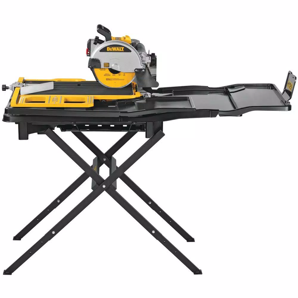 DEWALT 10 in. High Capacity Wet Tile Saw with Stand, 15 Amp Corded Specialty Saw