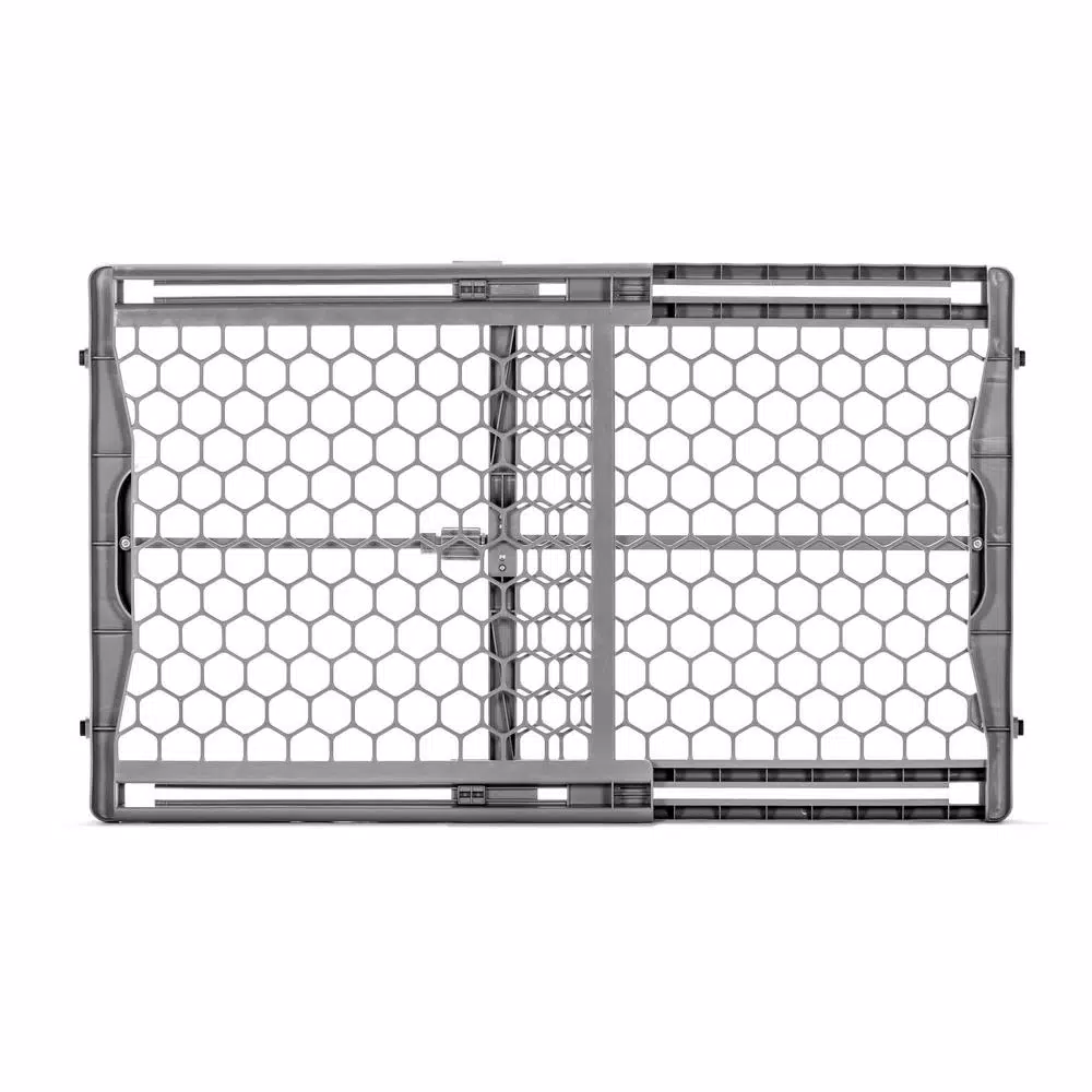 Regalo Expandable Plastic Pressure Mount Baby Gate, 23 in. Tall, Fits 28-42 in. Openings