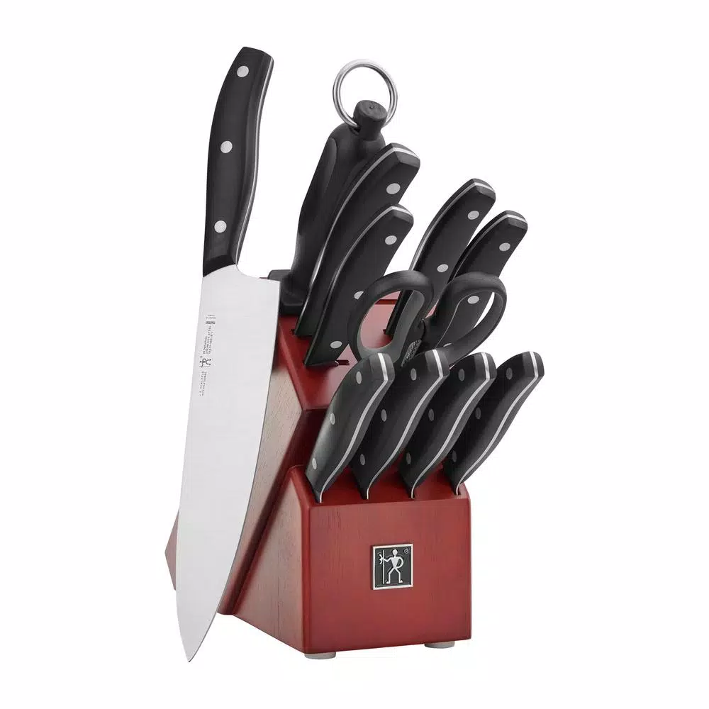 Henckels International Definition 12-Piece Knife Block Set with Hardwood Block