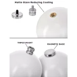 AdirPro 5.7 in. Laser Point Cloud Scan Reference Target Sphere with Magnetic Base (6-Pack) thumbnail 4