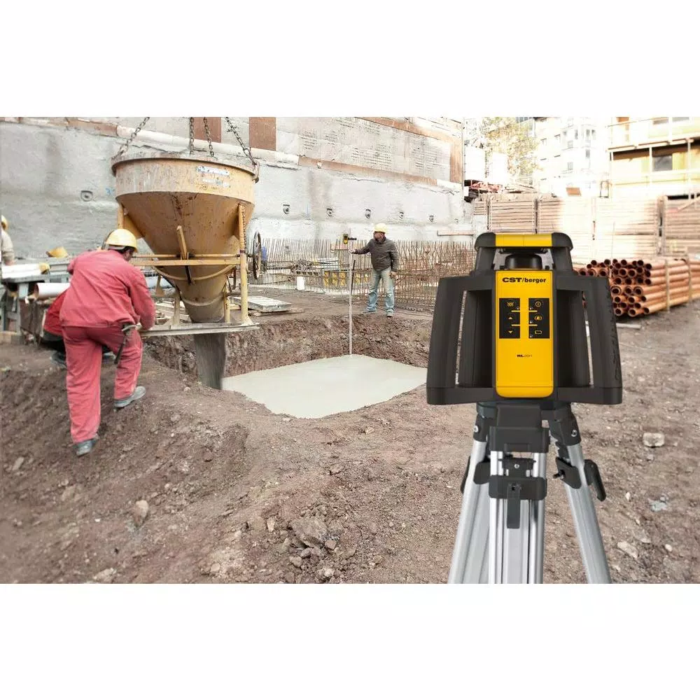 CST/Berger 2000 ft. Self-Leveling Horizontal Rotating Laser Level Kit (5-Piece)