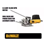 DEWALT 6.5 Amp Heavy Duty Plate Joiner Kit with 10,000 RPM Motor thumbnail 2