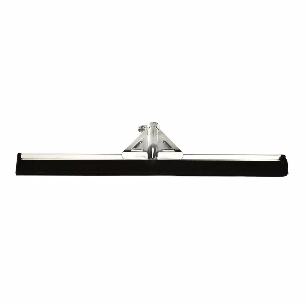 Alpine Industries 22 in. Professional Dual Moss Rubber Floor Squeegee, Black