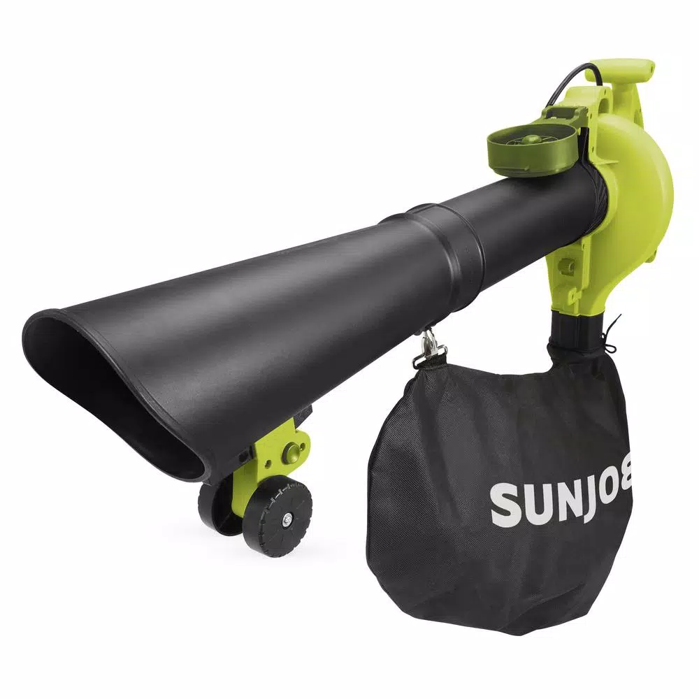 SUN JOE Blower Joe 4-in-1 Electric Handheld Blower, Vacuum, Mulcher, and Gutter Cleaner, 250 MPH, 440 CFM, 14 Amp