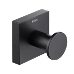 KRAUS Ventus Matte Black Solid Brass Robe and Towel Hook thumbnail 1