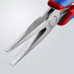KNIPEX 5-3/4 in. Electronics Pliers with Flat Tips and Comfort Grip thumbnail 3