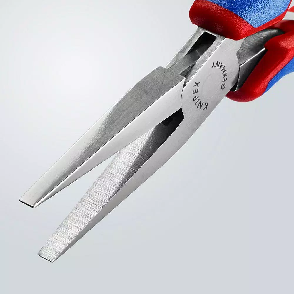 KNIPEX 5-3/4 in. Electronics Pliers with Flat Tips and Comfort Grip