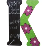 Jeff McWilliams Designs 23 in. Oversized Unfinished Wood Letter K - Industrial Style Wall Decor thumbnail 3