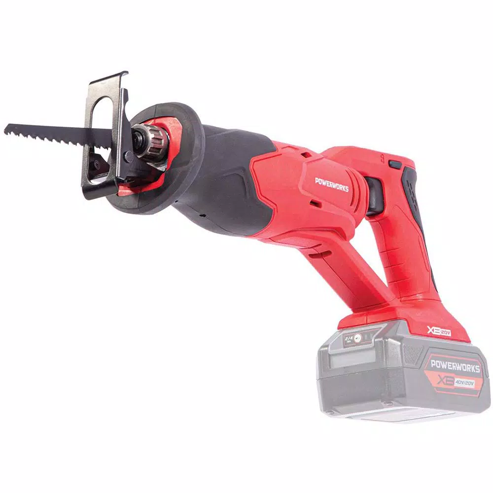 Powerworks 20V Cordless Reciprocating Saw, Brushless, Tool Only