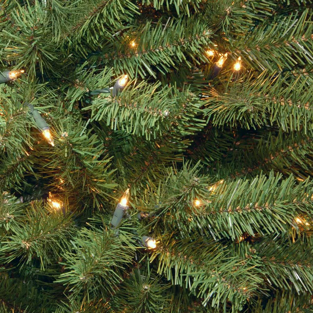 National Tree Company 9 ft. North Valley Spruce Pencil Slim Artificial Christmas Tree with 550 Clear Lights