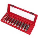 Milwaukee 9-Piece High Speed Steel Annular Cutter Set with 3/4 in. Weldon Shank thumbnail 1