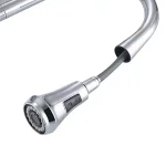 Vanity Art Chrome Single-Handle Pull-Down Kitchen Faucet with 360 Degree Swivel Spout thumbnail 5