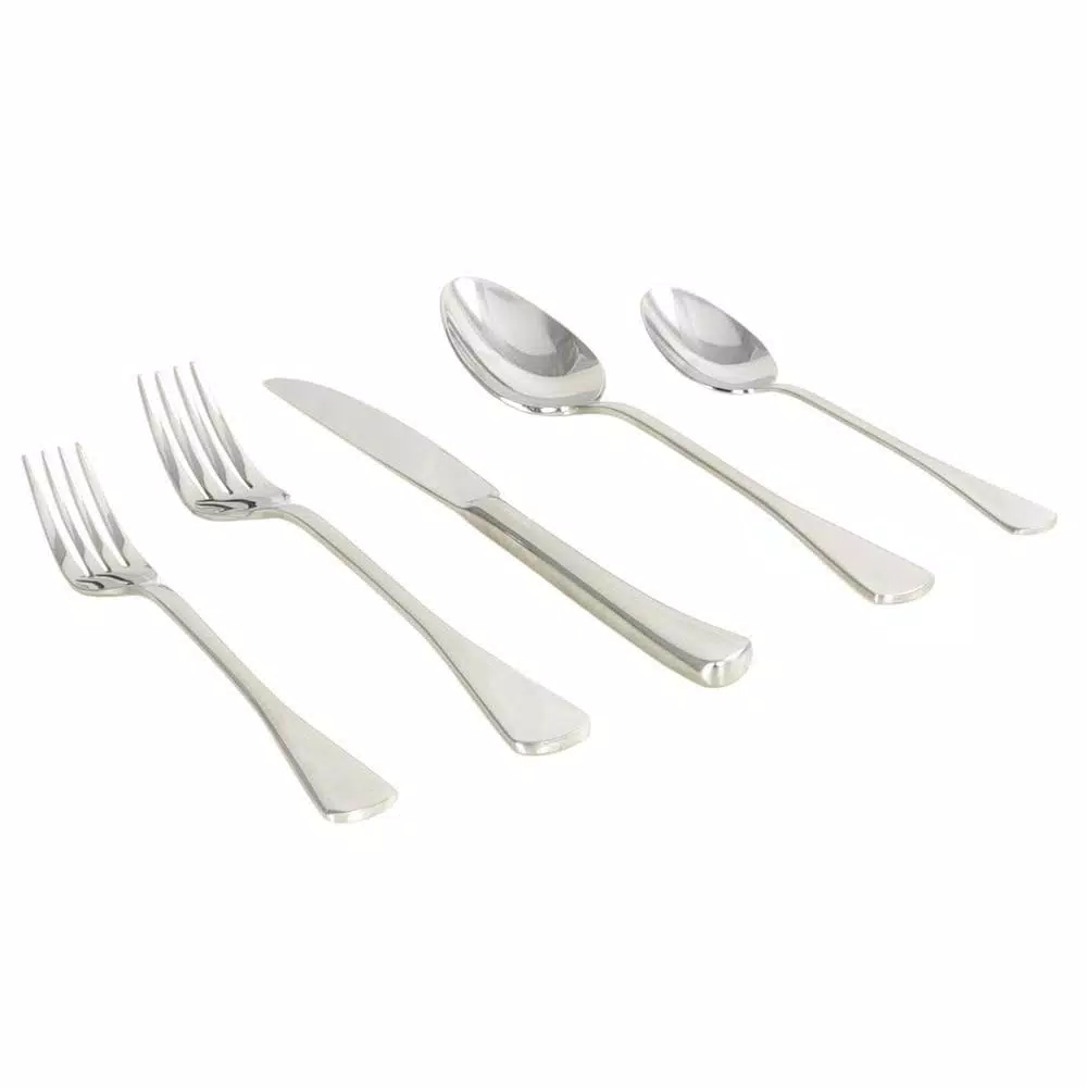 Gibson Elite Monteverdi 20-Piece Stainless Steel Flatware Set, Service for 4