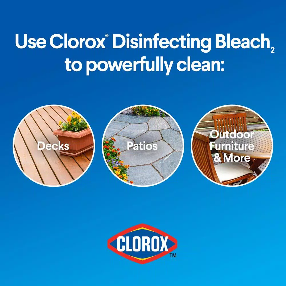 Clorox Disinfecting Bleach with CloroMax Technology, Regular Concentrated Liquid, 121 oz.
