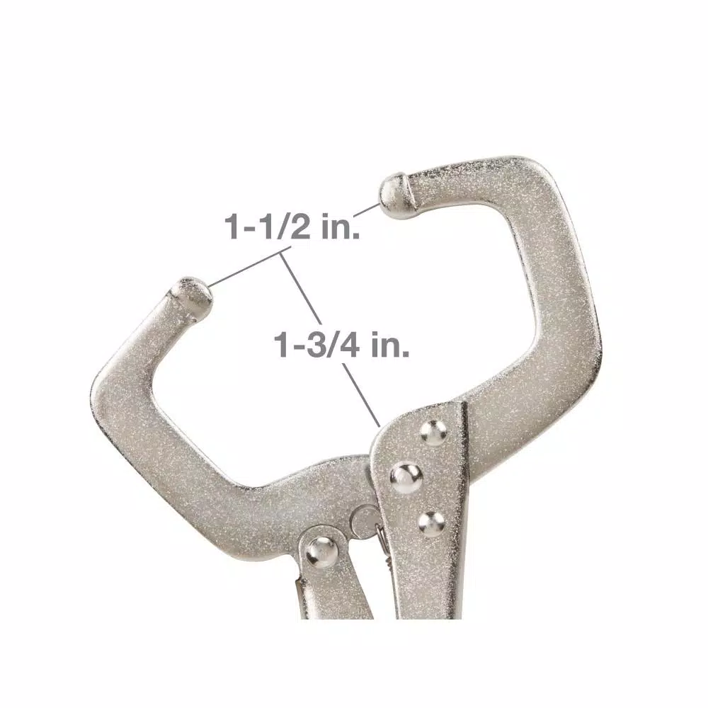 TEKTON 6 in. Locking C-Clamp with Forged Steel Jaws