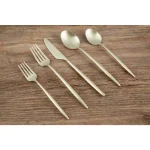 Cambridge Silversmiths Gaze Champagne Satin 20-Piece Flatware Set, Service for 4 thumbnail 3