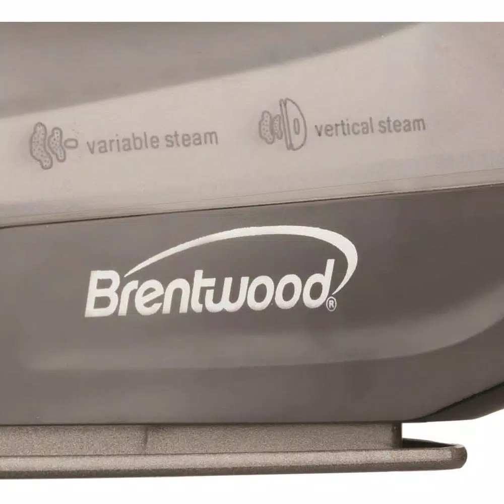 Brentwood Appliances MPI-54 1000W Nonstick Steam Iron, Red