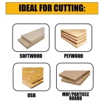 DEWALT ATOMIC 4-1/2 in. 24-Tooth Carbide Circular Saw Blade (2-Pack) thumbnail 3