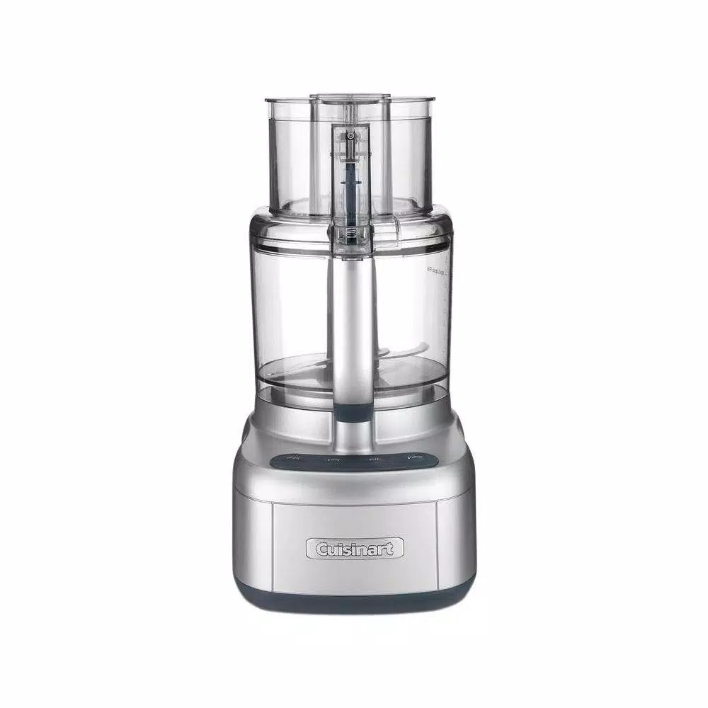 Cuisinart Elemental 11-Cup Food Processor with Stainless Steel Blades and See-Through Lid, Silver