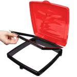 Wakeman Outdoors 13 Gal. Portable Red Trash Bag Holder for Camping and Outdoor Use thumbnail 7