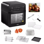 GoWISE USA Go WISE 12.7 Qt. Air Fryer Oven with Rotisserie, Dehydrator & 11 Presets, 1600W, Black thumbnail 2