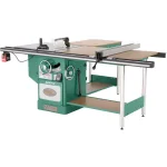 Grizzly Industrial 10 in. 5 HP 3-Phase Heavy-Duty Cabinet Table Saw with Riving Knife thumbnail 1