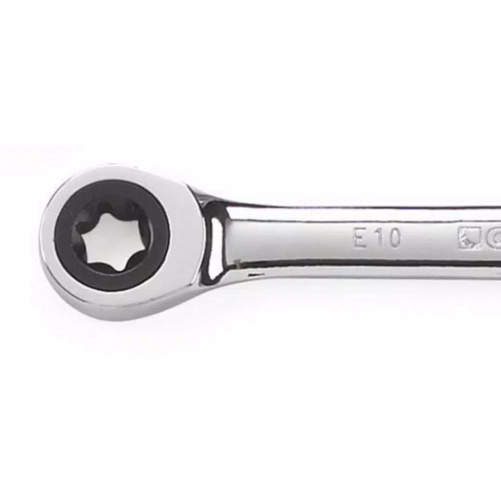 GearWrench E-Torx Ratcheting Double Box-End Wrench, E10 x E12