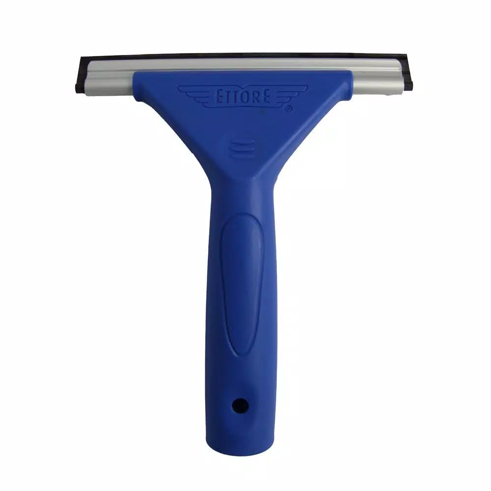 Ettore 6 in. All-Purpose Squeegee with Aluminum Channel and Rubber Blade