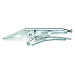 KNIPEX 6-1/2 in. Long Nose Locking Pliers with Chrome Vanadium Jaws thumbnail 1