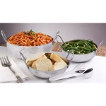 Unbranded 0.50 qt. Stainless Steel Balti Pan with Easy-Grip Handles thumbnail 5