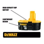 DEWALT 18V XRP Ni-Cd Rechargeable Battery with Security Strap, 2.4 Ah thumbnail 2