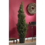 Nearly Natural 6 ft. Mini Cedar Pine Silk Tree thumbnail 2