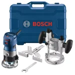 Bosch GKF125CEPK Colt 1.25 HP Variable Speed Palm Router Combo Kit with LED Lighting thumbnail 1