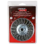 Lincoln Electric 4 in. Knotted Wire Wheel Brush, Stainless Steel thumbnail 2