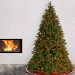 National Tree Company 7.5 ft. Feel-Real Downswept Douglas Fir Artificial Christmas Tree with 750 Multi-Color Lights thumbnail 3