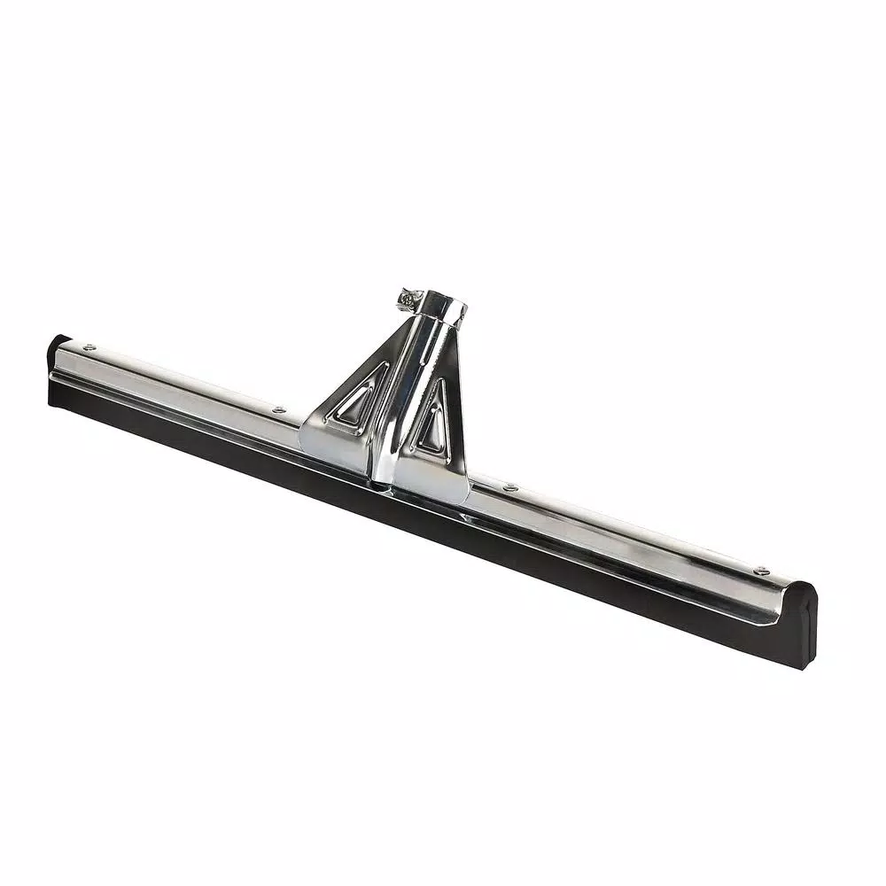 Alpine Industries 22 in. Professional Dual Moss Rubber Floor Squeegee, Black