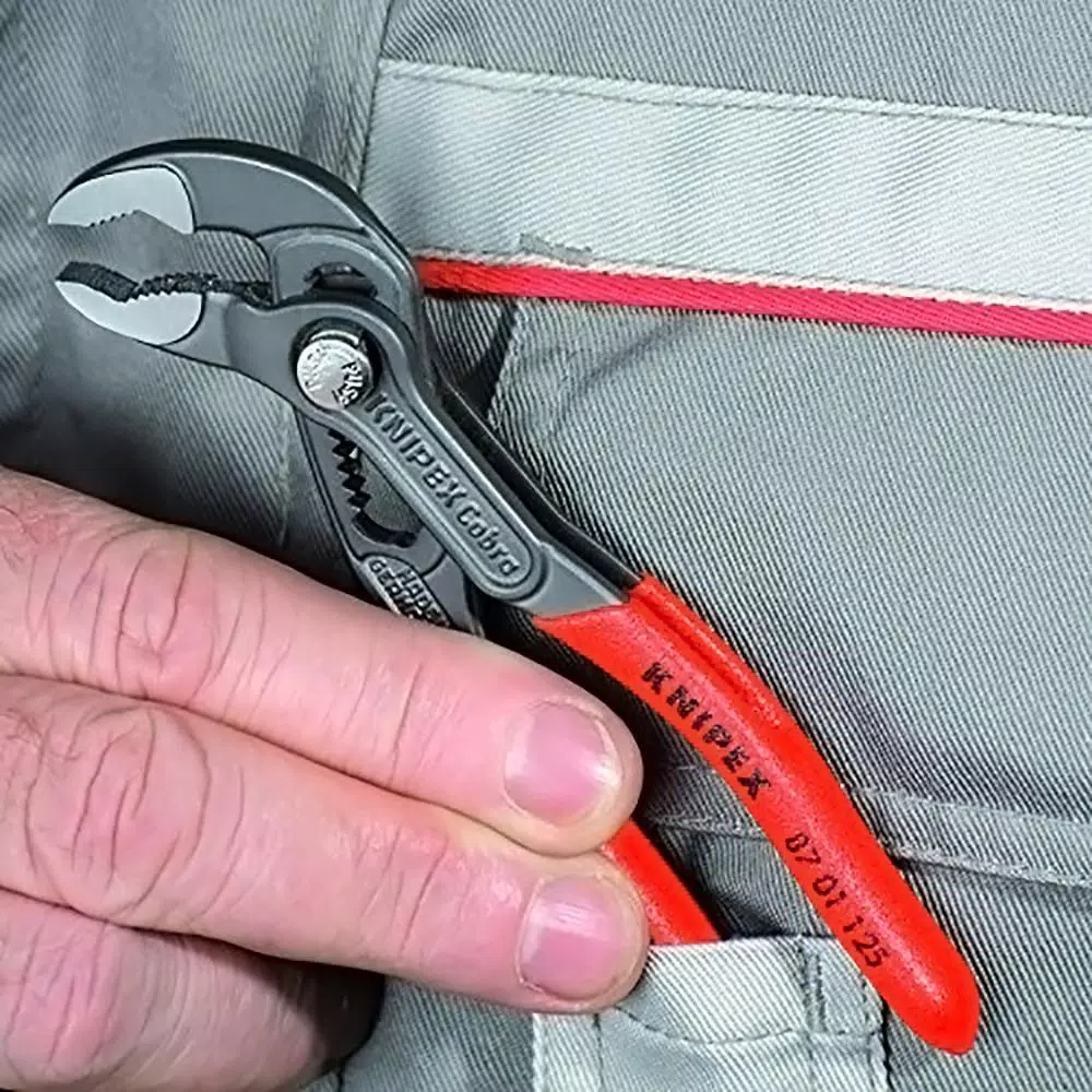 Knipex Cobra Box Joint Pliers Set with Storage Pouch, 3-Piece (5 in., 10 in., 12 in.)
