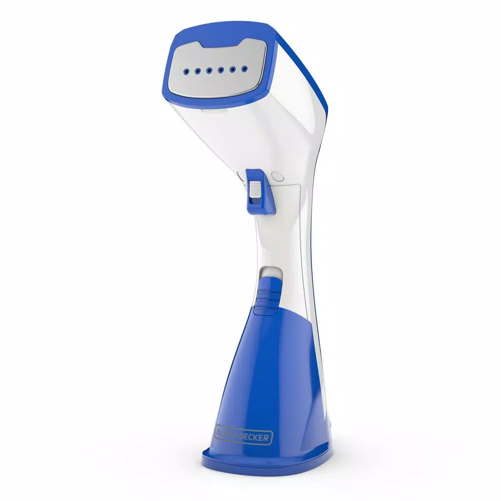 BLACK+DECKER Compact Handheld Garment Steamer, 1000W, Dark Blue