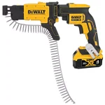 DEWALT 20V MAX XR Cordless Brushless Drywall Screw Gun Kit with Collated Attachment, 2 Batteries & Charger thumbnail 5