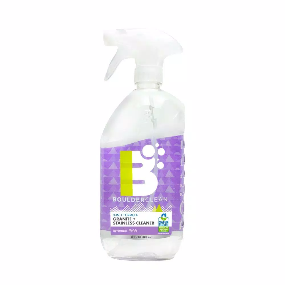 BOULDER CLEAN Clean PURE 28 oz. Granite and Stainless Steel Cleaner - Lavender Fields