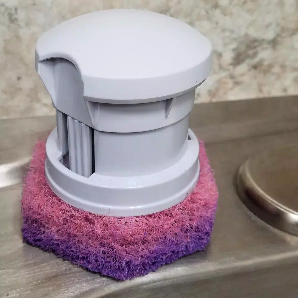 Unbranded Clorox Scrub Mate Kitchen Scrubber and Adapter Combo Pack with 9 Refill Pads