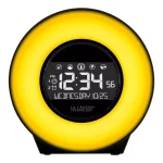 La Crosse Technology Color Mood Light Alarm Clock with Nature Sounds and USB Charging Port thumbnail 1
