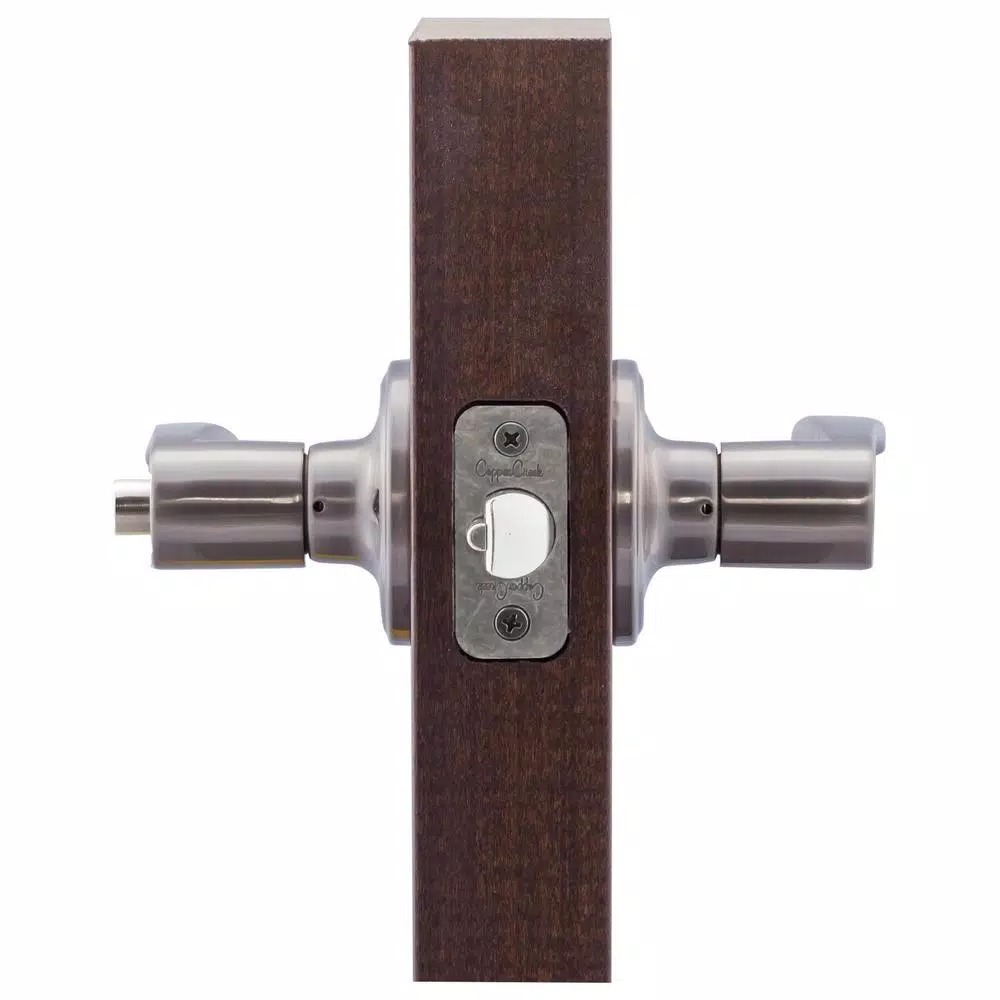 Copper Creek Scandinavian Kash Satin Stainless Steel Privacy Lever for Bedroom and Bathroom