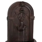 Sunnydaze Decor Florence Iron Electric Outdoor Wall Fountain, Bronze thumbnail 5