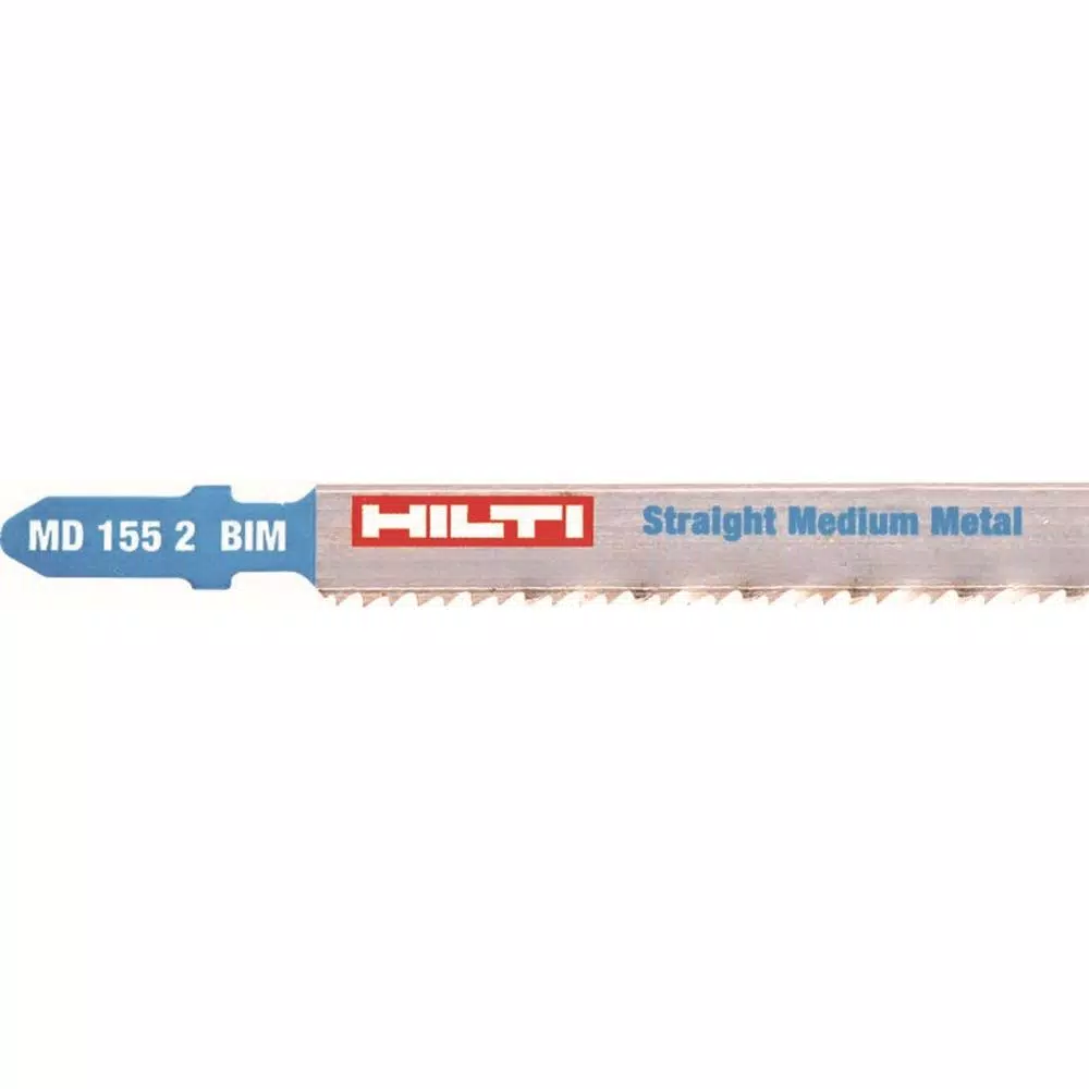 Hilti MD 155 2 Bi-Metal T-Shank Premium Jig Saw Blades, 13 TPI, 6 in. (5-Pack)