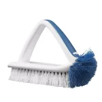 Unger 2-in-1 Bath and Tile Brush with Integrated Scraper for Grout and Soap Scum Cleaning thumbnail 2